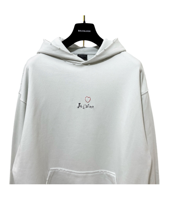 Sweat à capuche Balenciaga® "Je t'aime"