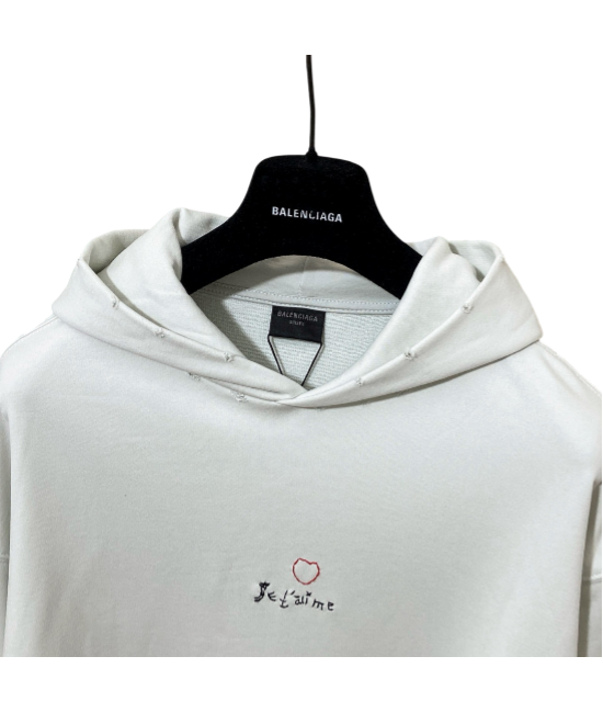 Sweat à capuche Balenciaga® "Je t'aime"