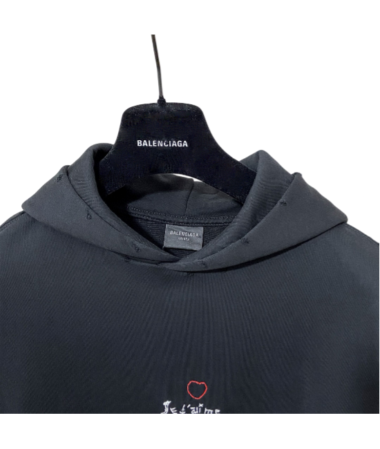 Sweat à capuche Balenciaga®"Je t'aime"