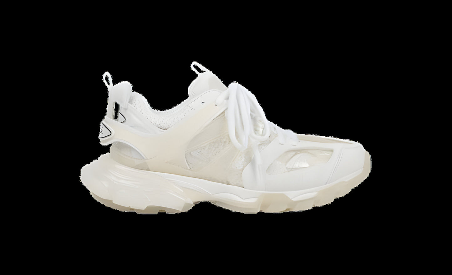 Balenciaga® Track Sneaker Clear Sole White Cream