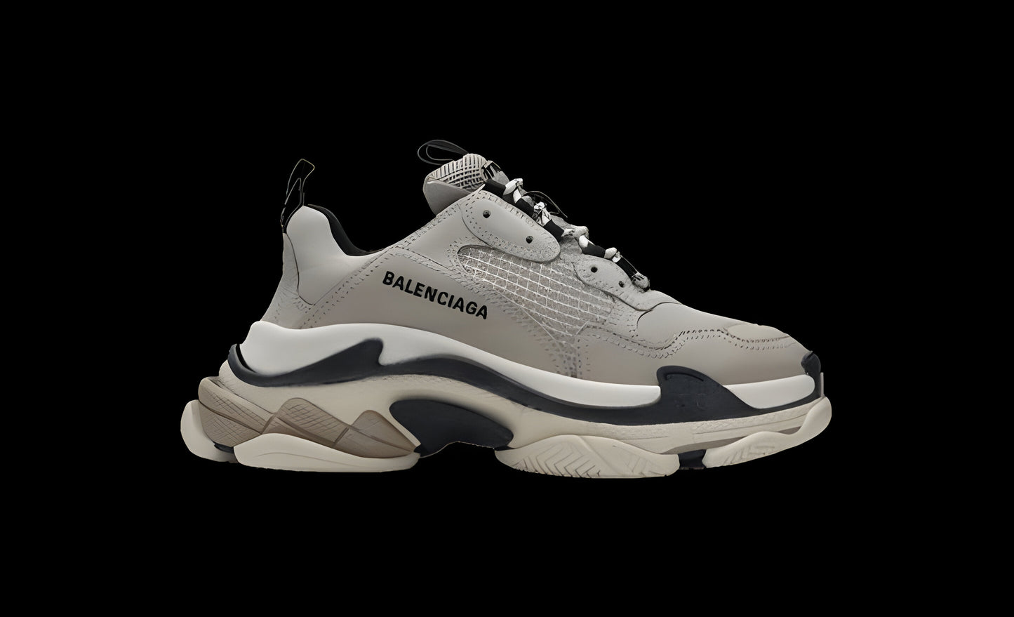 Balenciaga® Triple S Beige Black