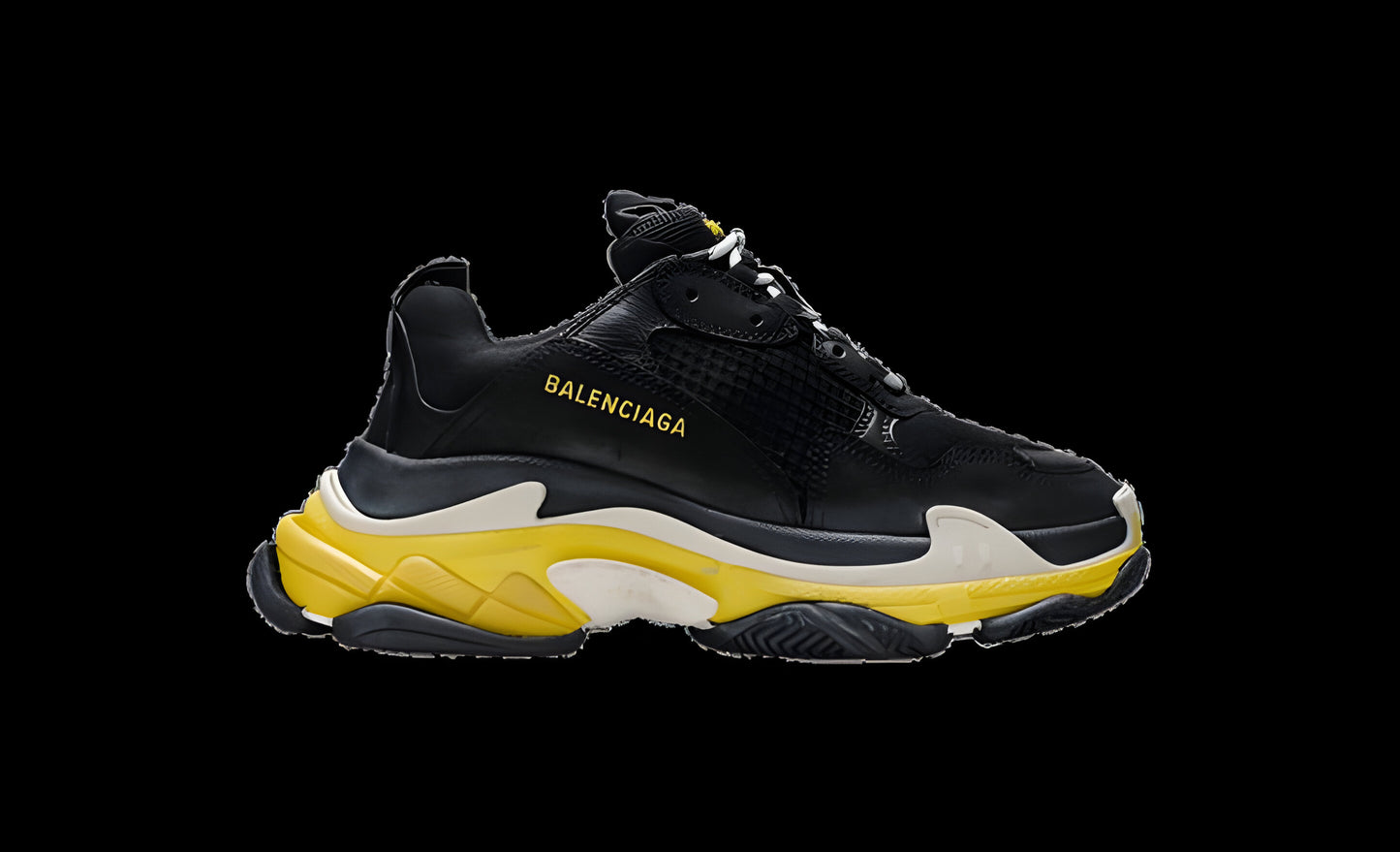 Balenciaga® Triple S Black Yellow